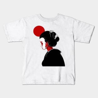 Girl of the rising sun Kids T-Shirt